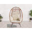 Fauteuil en osier en osier, surdimensionné pour l'intérieur et l'extérieur-1049750