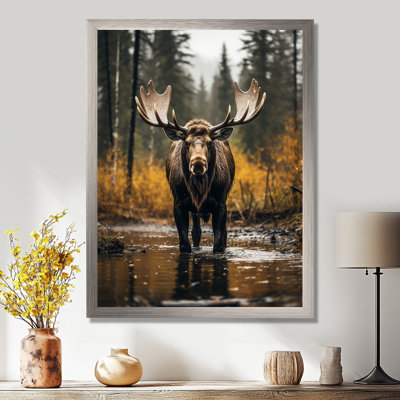 Orignal majestueux de Cammeray en Alaska - Alaska, art mural