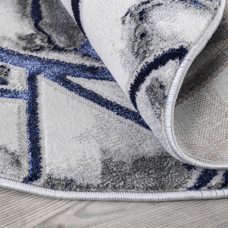 Abstract Area Rug, Rectangle 160 x 230 cm