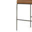 Astrud Upholstered Stool with Metal Frame-434248014-434248012