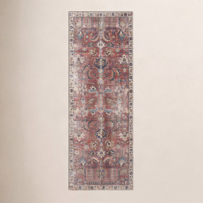 Chris Loves Julia x Loloi Jules Oriental Merlot Rug