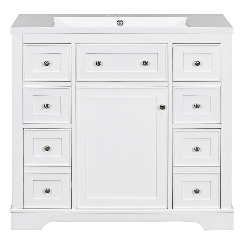 Ensemble de meuble-lavabo avec lavabo Mikaylee