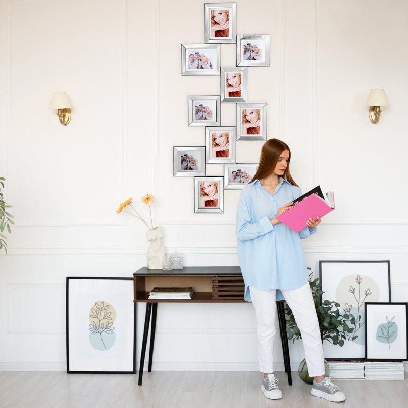 Ivy Bronx 10 Photo Multi Frame - Mirrored