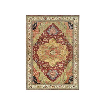 Très grand tapis rouge en laine organique noué à la main 12 pi x 18 pi 2 po 91EFF083366D43A58393676BFB47BD3D