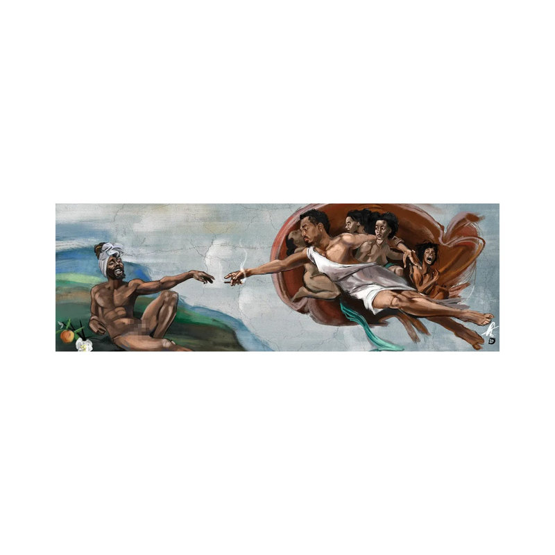 ATL Gods by Gordon Rowe - Wrapped Canvas Panoramic Gallery-Wrapped Canvas Giclée, 30.48cm H x 91.44cm W x 1.9cm D