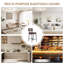 Counter Stool with Metal Frame