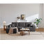 Boneless 104-Inch Cloud Sectional Sofa With L-Shape Chaise, Deep Seating Comfort, Modular Design, And Built-In Side Pockets.-17309320-17309316
