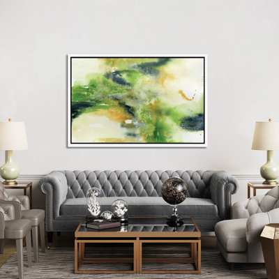 Green Abstract by Liz Covington - Gallery-Wrapped Canvas Giclée on Canvas