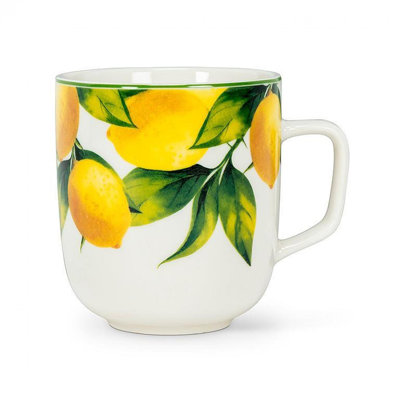 Tasse citrons et feuilles