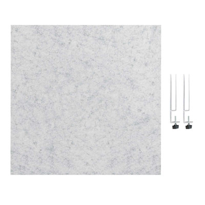 Soundsorb Edge Clip Desktop Privacy Panels - 24" X 24" Square