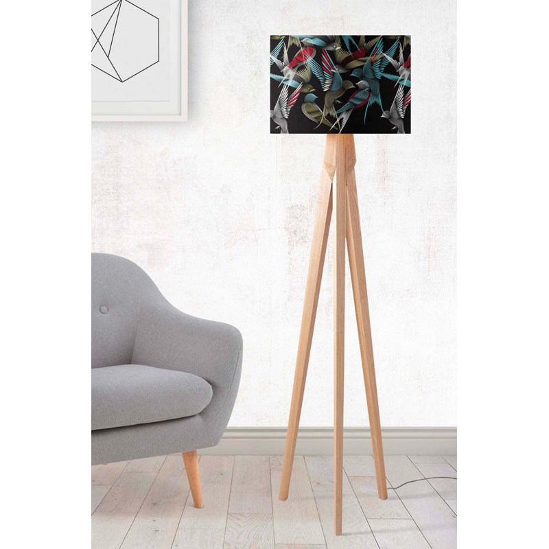 25cm H Cotton Drum Lamp Shade ( Spider )