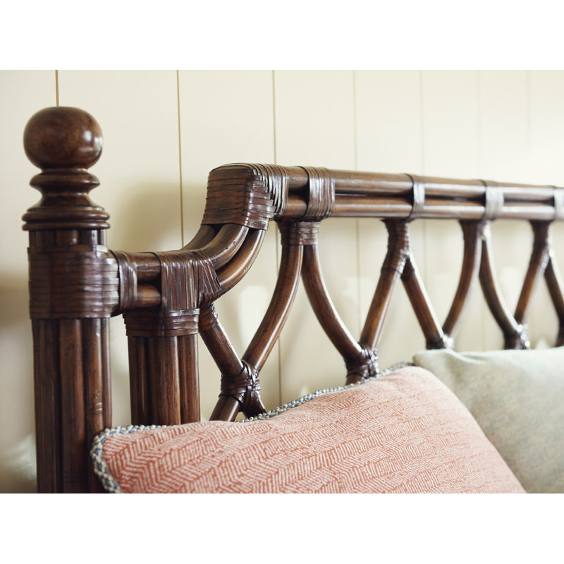 Bali Hai Island Breeze Rattan Headboard, Twin
