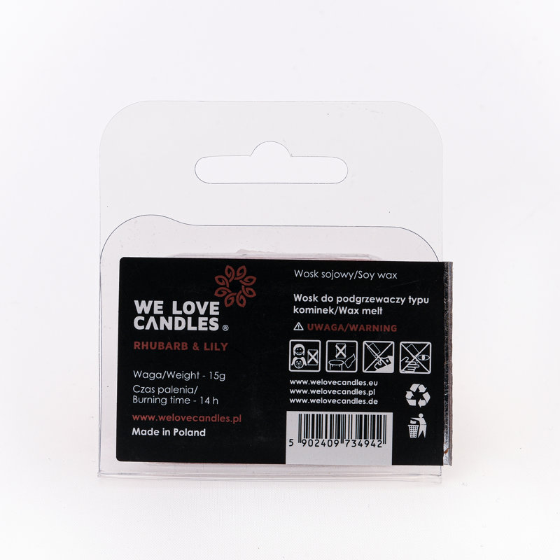 Rhubarb, Raspberry And Caramel Scented Wax Melt
