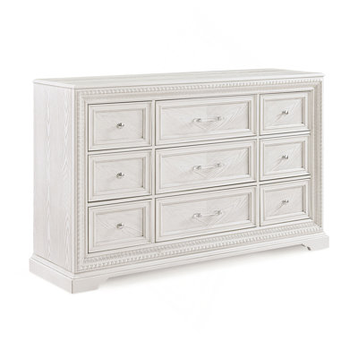 Meuble de rangement en bois avec commode à 6 tiroirs 1Pc