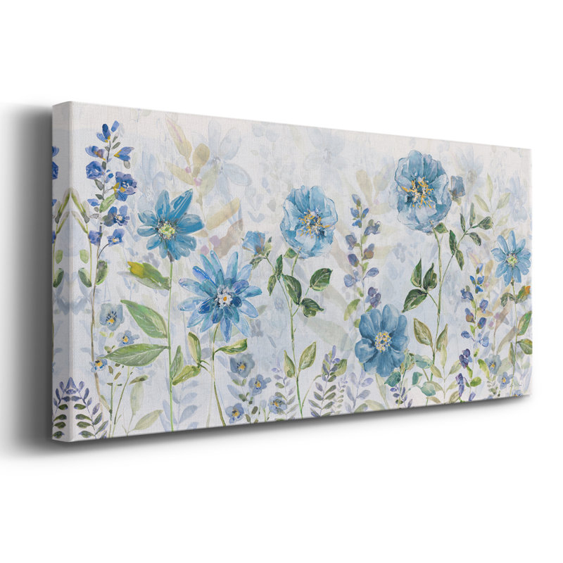 Jardin d'éveil printanier - Toile tendue avec châssis - Prêt à accrocher, H 16 po x l 40 po