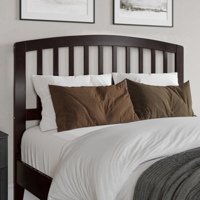 Bharmal Solid Wood Arched Slat Headboard