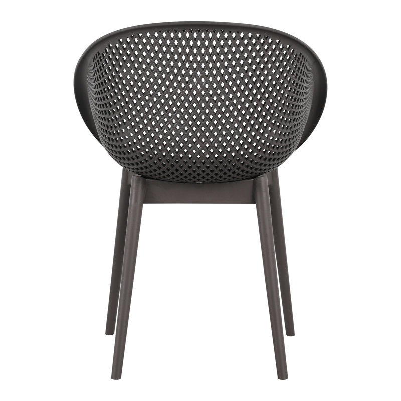 2 chaises longues intérieures / extérieures en plastique PP gris chaud toutes saisons, légères pour le patio, la plage, le salon, Pp de haute qualité, assemblage à 90 po, coussinets anti-rayures, filet tendance, contour ergonomique,