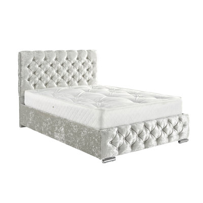Terrence Upholstered Velvet Bed