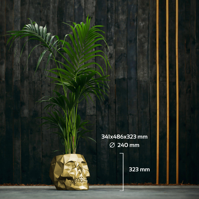 Handmade Pot Planter, Classic Gold