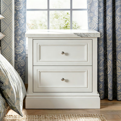 60cm W Manufactured Wood Bedside Table