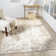 Abstract Textured High-Low Pile Area Rug