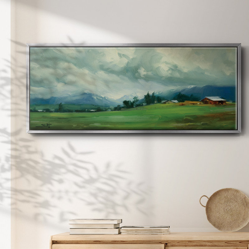 Wallowa Valley - toile encadrée, H 20 po x l 50 po