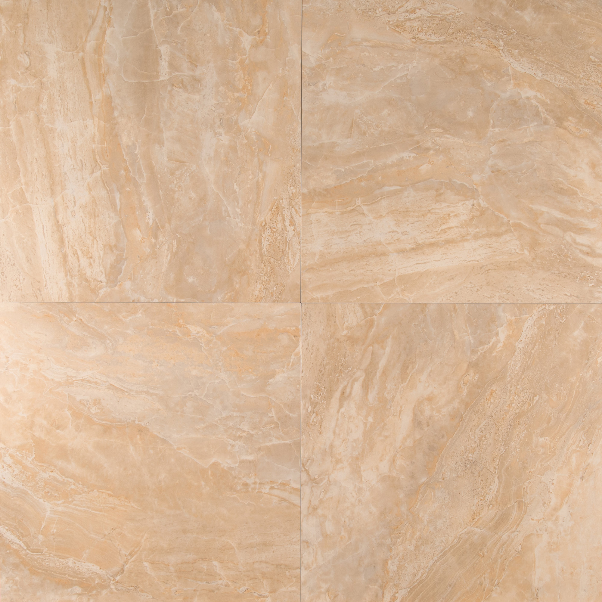 Windsor 24 in. x 24 in. Matte Porcelain Stone Look Floor and Wall Tile, Sienna