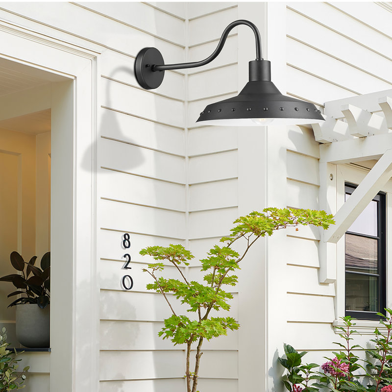 Kaenel Steel Wall Light, Black