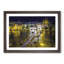 Chain Bridge in Budapest Hungary in Abstract - Picture Frame Graphic Art Print-55680950-55680951