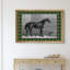 Équitation à carreaux I - reproduction d'art sur toile-570367220-570367179