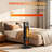 30.7" Black Freestanding Electric Fireplace Heater With Realistic 3d Flame, Oscillation, Remote Control, 12h Timer, Overheat & Tip-over Protection, Heats Up To 323 Sq Ft