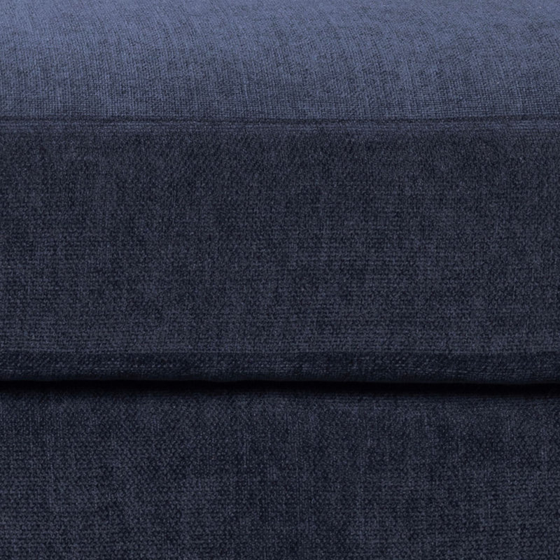 Fauteuil Lado, Mélange de polyester bleu marine