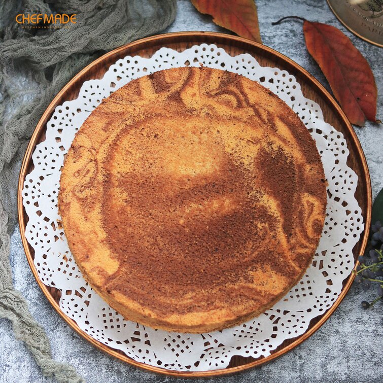 CHEFMADE 10-Inch Pumpkin-Shaped Bundt Pan, Non-Stick Carbon Steel Banquet Cake