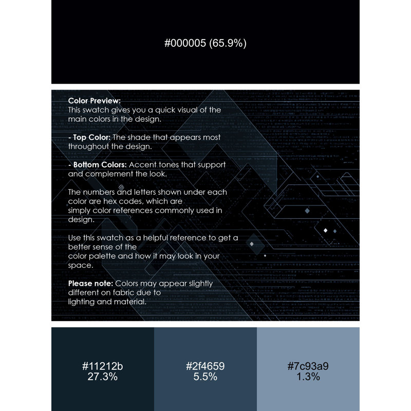 Tapis bleu moelleux doux et moelleux Adlai, Carré 8 pi