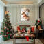 Art mural sur toile, flocons de neige-640611414