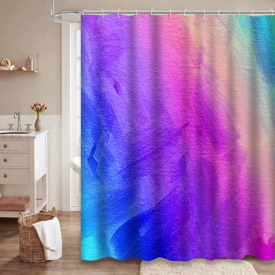 Rideau de douche avec 12 crochets