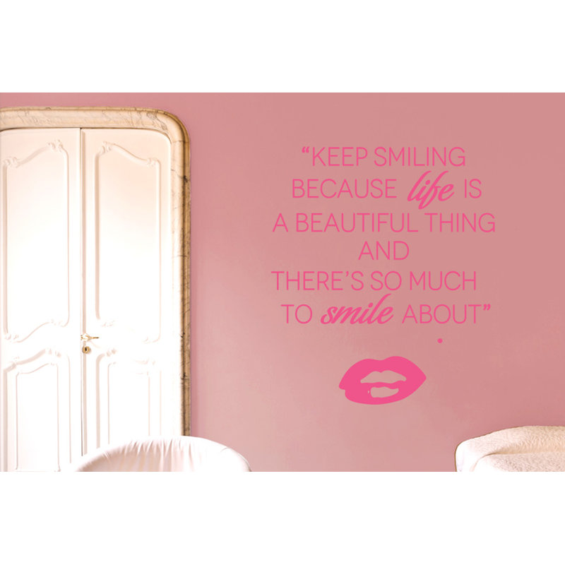 Wall Decal, Pink, Medium