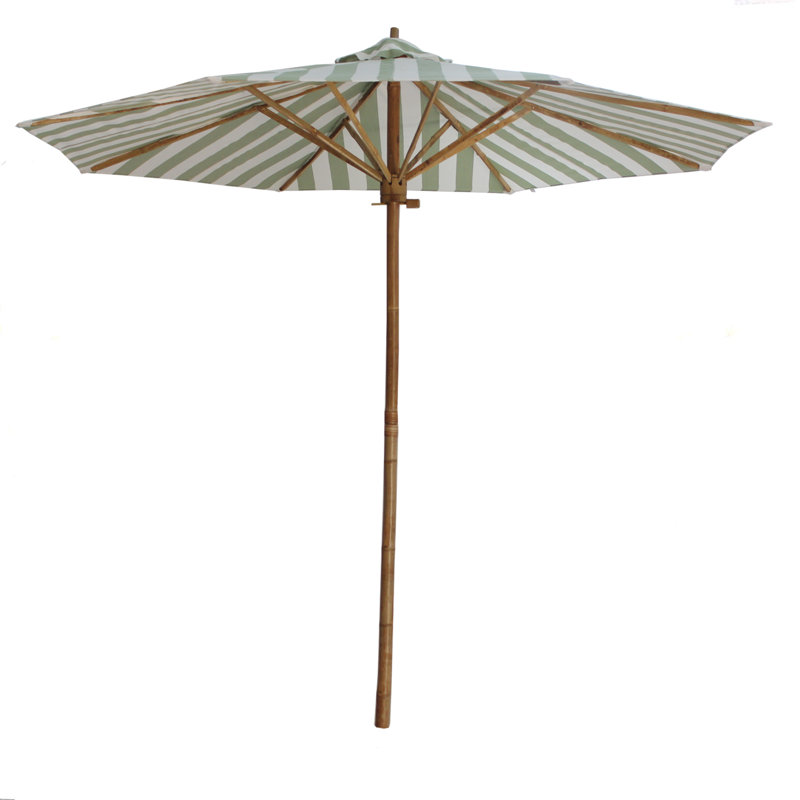 Kinslee 85.8'' Beach Umbrella, Celadon