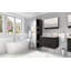 Wave 57.63" x 26.25" x 24.81" Freestanding Solid Surface Soaker Tub-406015865-406015861