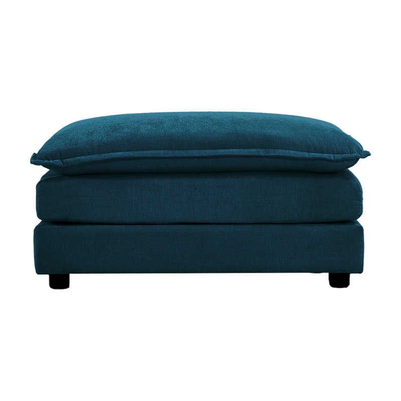Chenille haute, correspond à différentes configurations, repose-pieds respirant bleu, convient aux canapés de 2 à 4 places,