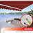 Advaning 12'x10' Manual Patio Retractable Awning-86665066-14236694