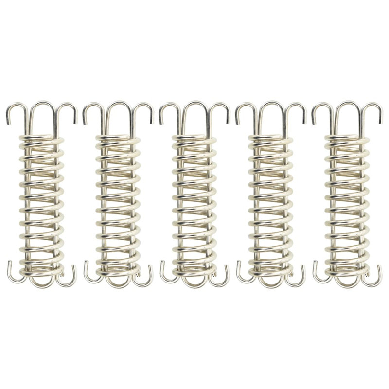 Vidaxl Spring Locks For Sunshade Sail 5 Pcs Stainless Steel