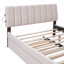 Lit plateforme tapissier double Teddy-1131387735