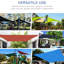 Auvent 24 'X Sun Shade - Bloc bleu pour le jardin