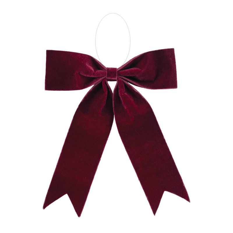  Holiday Bow, Red, 1.5'' H x 16.5'' W x 16'' D