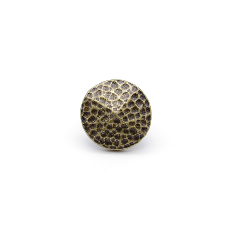 Rond/bordeaux, H 1,25 po x l 1,25 po x P 1,125 po, Laiton OX