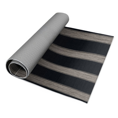 Tapis intérieur / extérieur gris HorizontalStripes