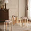 Solid Wood Accent Stool-1124324712