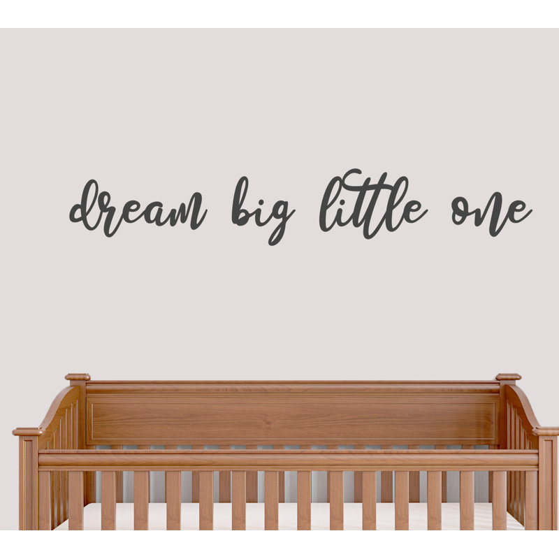 Adhésif décoratif « Dream Big Little One », Gris foncé