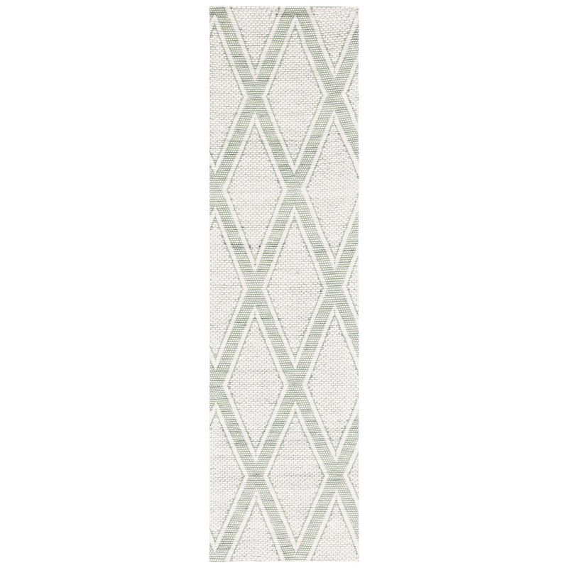 Marbella Hand Woven Performance Geometric Rug, Runner 2'3" x 9'